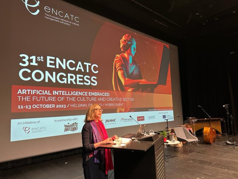 2023 ENCATC Congress - Artificial Intelligence embraced: the future of the culture and creative sector