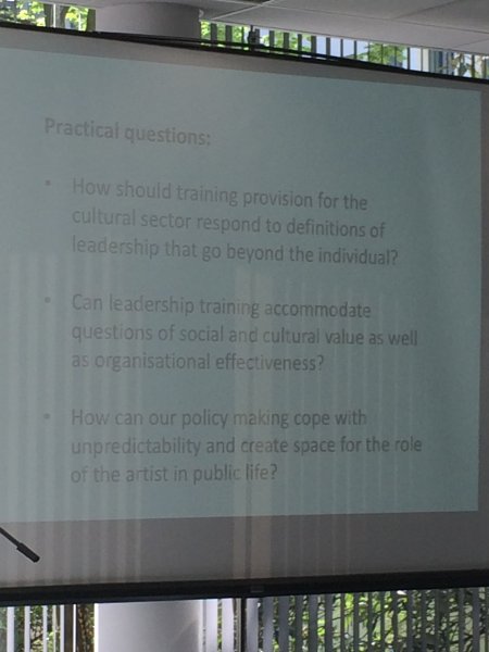 6th ENCATC Policy Debate "European Cultural Leadership and the role of the artist"