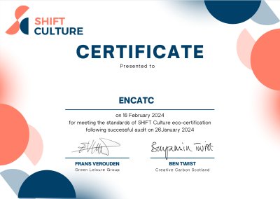 ENCATC is one of first fifteen European cultural networks to achieve the SHIFT Eco-Certification