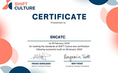 ENCATC is one of first fifteen European cultural networks to achieve the SHIFT Eco-Certification
